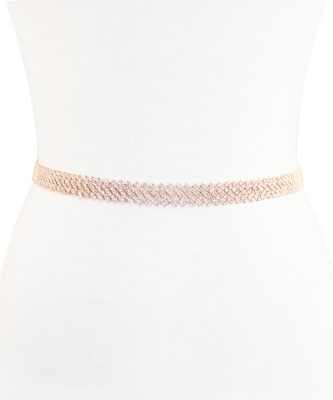 Rhinestone Bridal Belt BT339207 GOLD CL